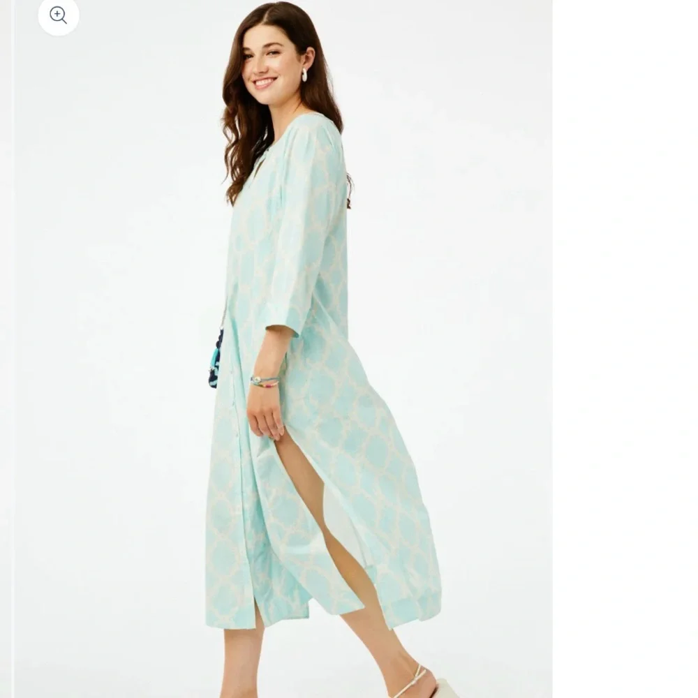 Roller Rabbit Amanda Anu Long Kurta Tunics & Kurtas - XS - Picture 3 of 7